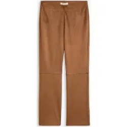 bonprix 7/8-Hose in Velourslederimitatbraun 38Damen