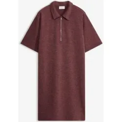 bonprix Kleid mit Reißverschluss aus Piquélila 48Damen