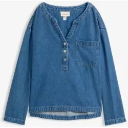 bonprix Jeansbluse-Tunikablau 36Damen