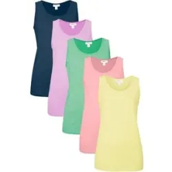 bonprix Long-Top (5er-Pack)rosa 40Damen