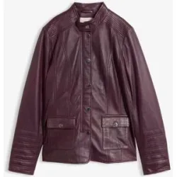 bonprix Lederjacke aus Lammnapparot 44Damen