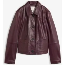 bonprix Lederjacke aus softem Lammnappalila 46Damen