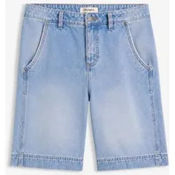 bonprix Leichte Jeans-Bermuda Mid Waistblau 44Damen