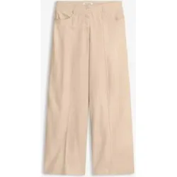 bonprix Palazzo-Hose aus luftigem Leinen-Mixbeige 40Damen