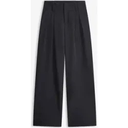 bonprix Bundfaltenhose mit Bequembundschwarz 50Damen