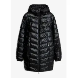 bonprix Steppjacke in Metallic-Optikschwarz 50Damen