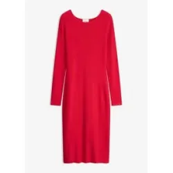 bonprix Strickkleid für modischen Auftritt, aus Viskose, Polyamid und Polyester