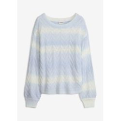 bonprix Boxy-Pulloverblau 32Damen