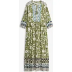 bonprix Tunika-Kleid aus fließender Viskosegrün 40Damen