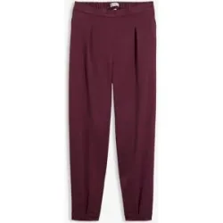 bonprix Verkürzte Hose mit Viskoserot 50Damen