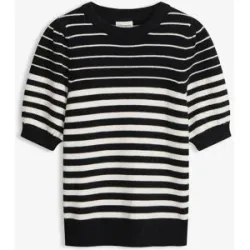 bonprix Pullover mit Ballonärmelnweiß 52Damen