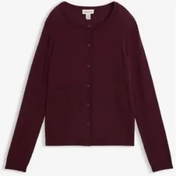 bonprix Strickjacke aus weichem Kaschmir-Mix mit Good Cashmere Standard®rot 36Damen