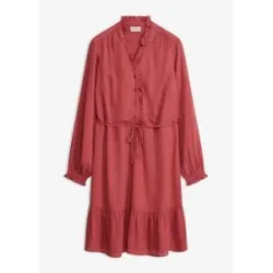 bonprix Ausgestelltes Volantkleidrot 38Damen