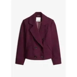 bonprix Kurze Jacke in Wolloptikrot 52Damen