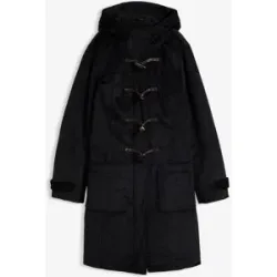 bonprix Gefütterter Cord-Dufflecoatschwarz 54Damen