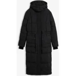 bonprix Wintermantel mit seitlichen Reißverschlüssenschwarz 46Damen