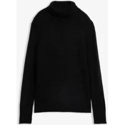 bonprix Basic Rollkragenpulloverschwarz 36Damen