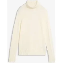 bonprix Basic Rollkragenpulloverweiß 48Damen