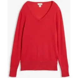 bonprix Feinstrickpulloverrot 36Damen