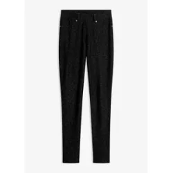 bonprix Leggings in Denim Lookgrau 40Damen