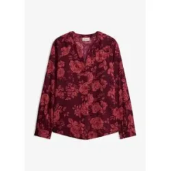 bonprix Tunikabluse aus leichtem Crêperot 48Damen