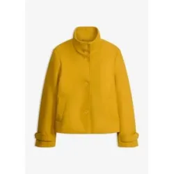 bonprix Jacke in Wolloptikgelb 48Damen