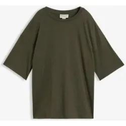 bonprix Lockeres T-Shirt aus Baumwoll-Mixgrün 52Damen