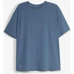 bonprix Oversized Sport-Shirt mit Baumwolle, schnelltrocknendblau 40Damen