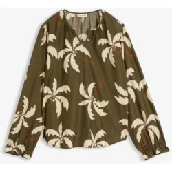 bonprix Tunikabluse aus softer Viskosegrün 36Damen