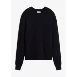 bonprix Feinstrickpullover aus Viskose-Mixschwarz 36Damen