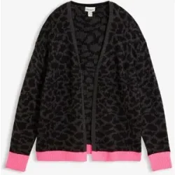 bonprix Weite Grobstrickjackegrau 36Damen