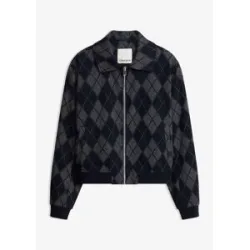 bonprix Blouson in Wolloptikgrau 40Damen