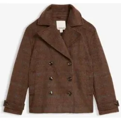 bonprix Karierte Cabanjackebraun 38Damen