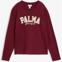 bonprix Langarmshirt aus purer Baumwollerot 48Damen