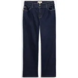 bonprix Straight-Jeans High Waist, croppedblau 46Damen