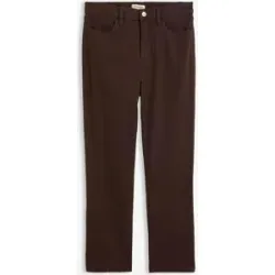bonprix Verkürzte Bootcut-Twillhose aus Baumwoll-Mixbraun 42Damen