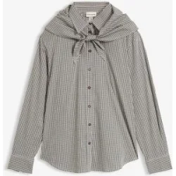 bonprix Bluse mit abnehmbarem Schaldetailrot 50Damen