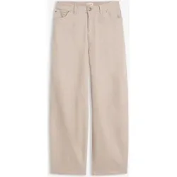 bonprix Twillhose in Barrelform mit Bequembund aus Baumwollegrau 36Damen