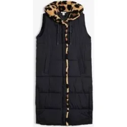 bonprix Steppweste mit Teddyfleeceschwarz 38Damen