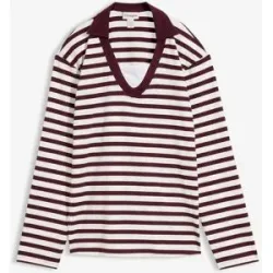 bonprix 2 in 1 Poloshirt mit V-Ausschnittrot 44Damen