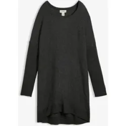 bonprix Longpullover aus Viskose-Mix, mit Langarm, für Wintermode, Oversize Passform
