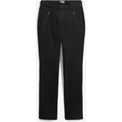 bonprix Wasserabweisende Funktionshose aus Stretch-Twill mit Gürtelschwarz 46Damen