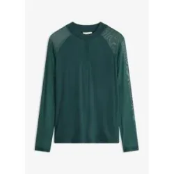 bonprix Langarmshirt aus softem Viskose-Misgrün 44Damen