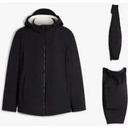 bonprix 6-in-1 Umstands-Tragejacke mit herausnehmbarer Fleecejackeschwarz 50Damen