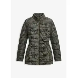 bonprix Long-Steppjackegrün 36Damen
