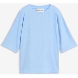 bonprix Shirt aus strukturiertem Materialblau 40Damen