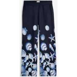 bonprix Palazzo-Hose aus fließender Viskoseblau 42Damen