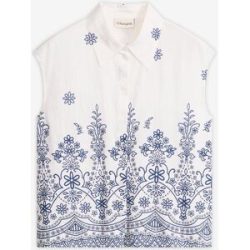 bonprix Bluse aus fließendem Viskose-Mixweiß 52Damen