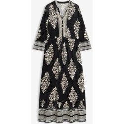 bonprix Tunika-Kleid aus softem Viskose-Mixschwarz 36Damen