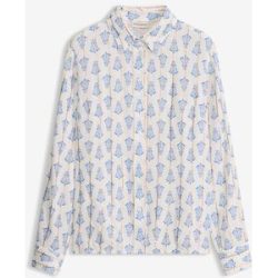 bonprix Bluse aus strukturierter Viskose mit Glitzereffektweiß 54Damen